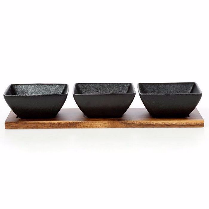 Cryspo Trio Ορντερβιέρα 3 Θέσεων Πορσελάνης 'ACACIA' 65000202 Cryspo Trio Ornterbiera 3 Theseon Porselanis 'ACACIA' 65000202